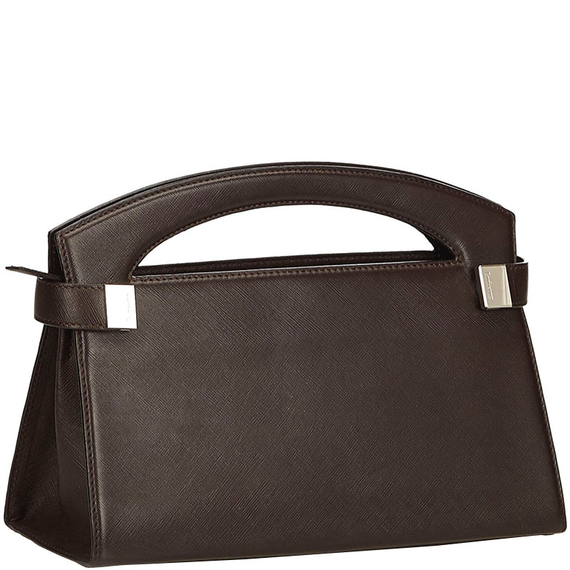 

Burberry Brown Leather Vintage Handbag