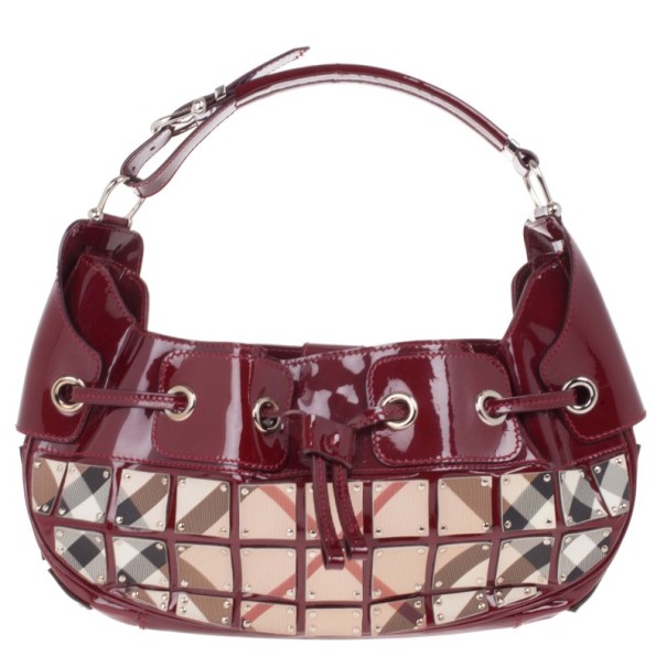 مملوكة مسبقًا Burberry Super Nova Mini Warrior Studded Hobo