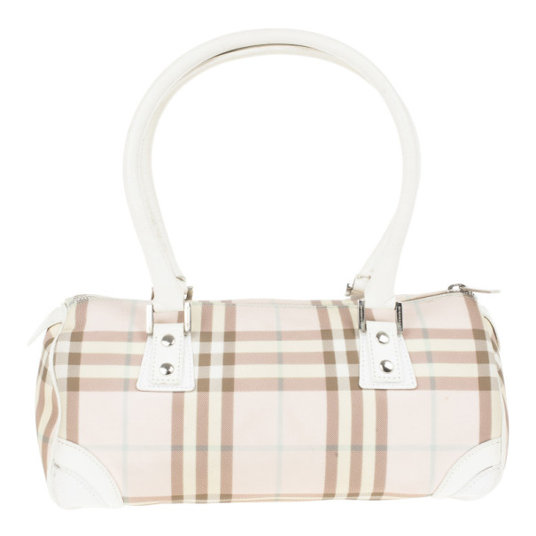 Burberry Small Candy Check Satchel