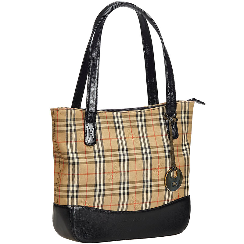 

Burberry Brown Plaid Canvas Everyday Bag