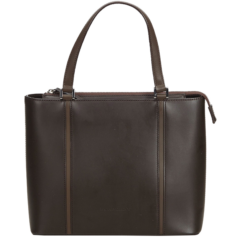 Burberry Brown Leather Everyday Bag Burberry | The Luxury Closet