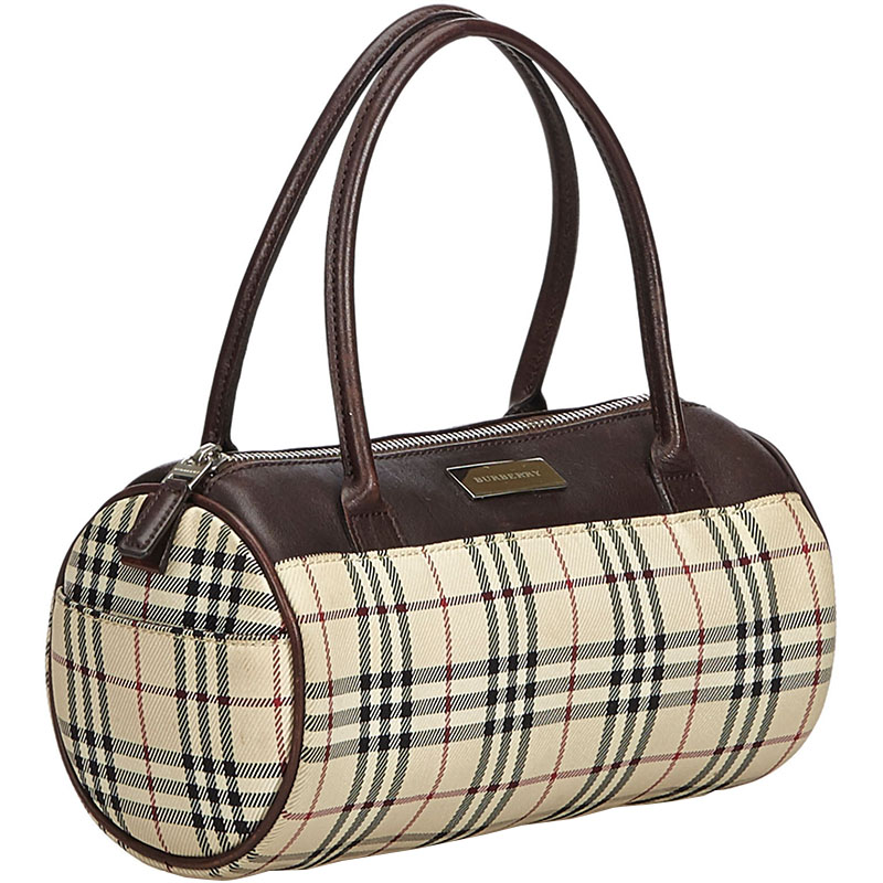 

Burberry Brown Plaid Canvas Everyday Bag