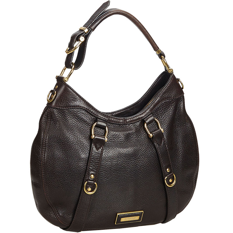 

Burberry Pebbled Black Leather Hobo Bag