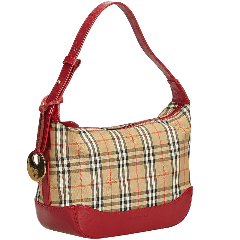 

Burberry Brown Plaid Jacquard Everyday Bag