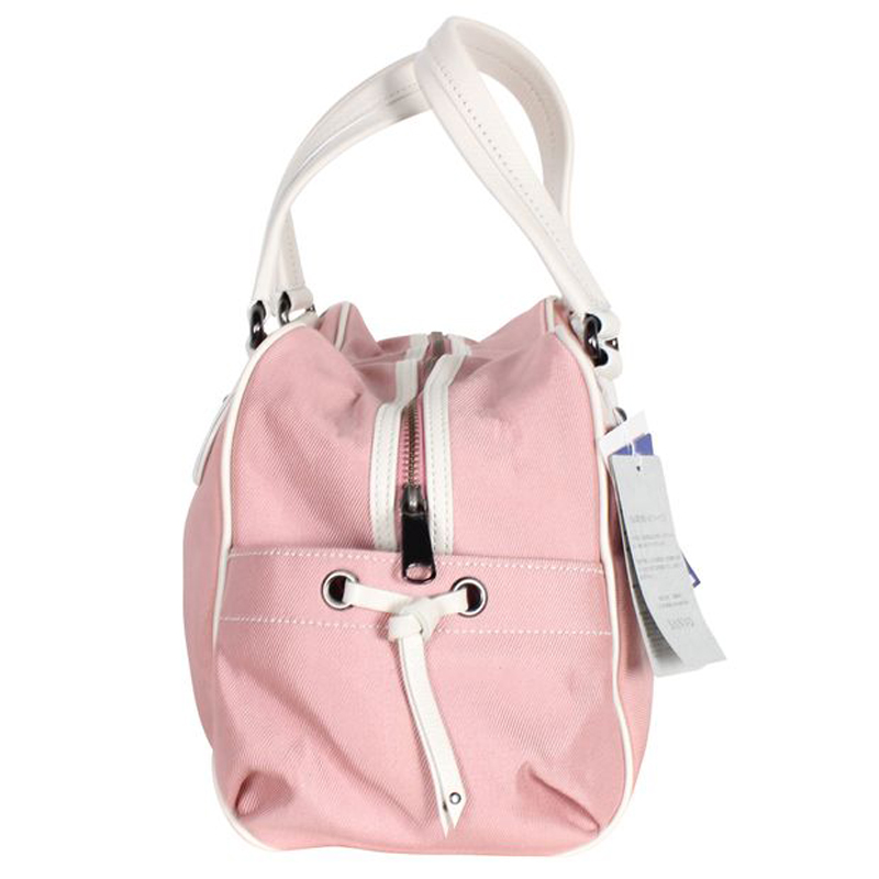 

Burberry Pink/White Cotton Shoulder Bag