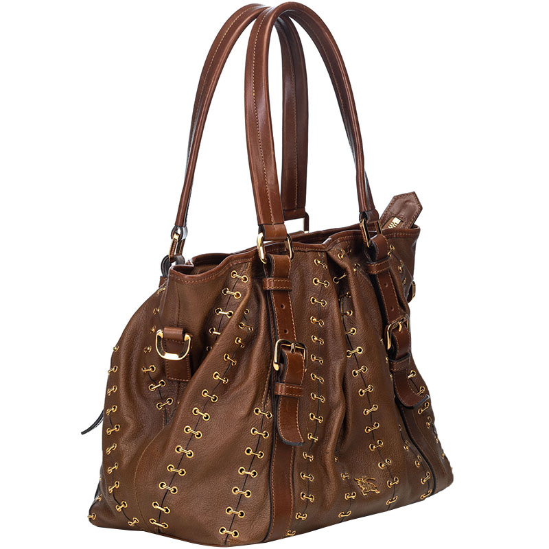 

Burberry Brown Leather Satchel
