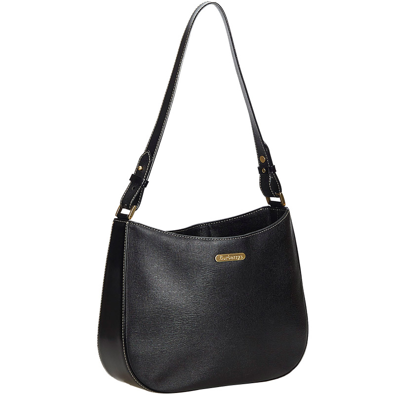 

Burberry Black Leather Shoulder Bag