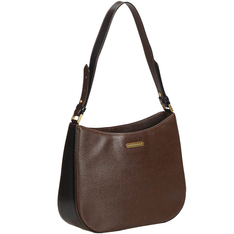 

Burberry Brown Leather Shoulder Bag