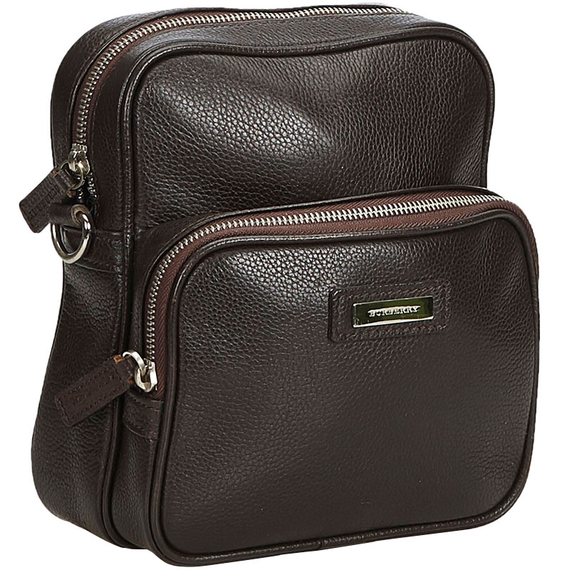 

Burberry Brown Leather Crossbody Bag