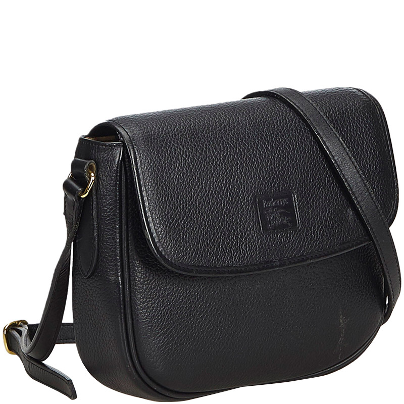 

Burberry Black Leather Crossbody Bag