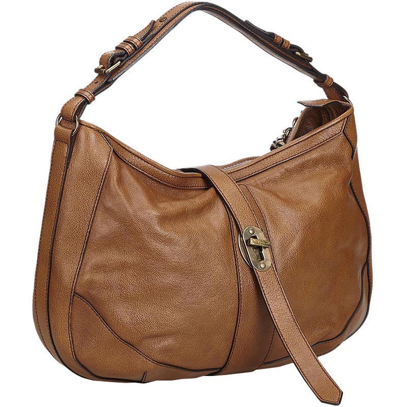 

Burberry Brown Leather Shoulder Bag