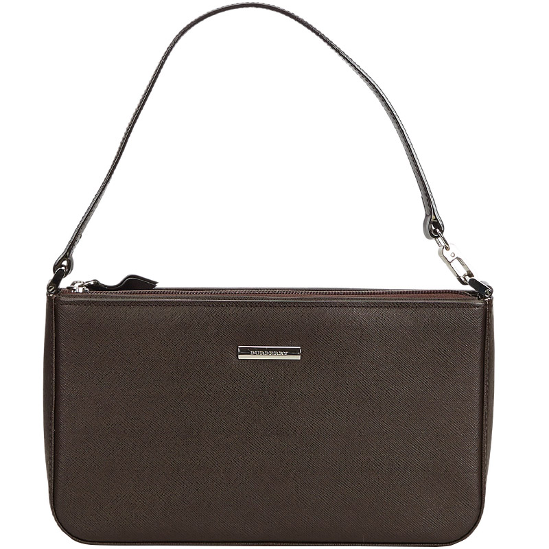 leather baguette handbag