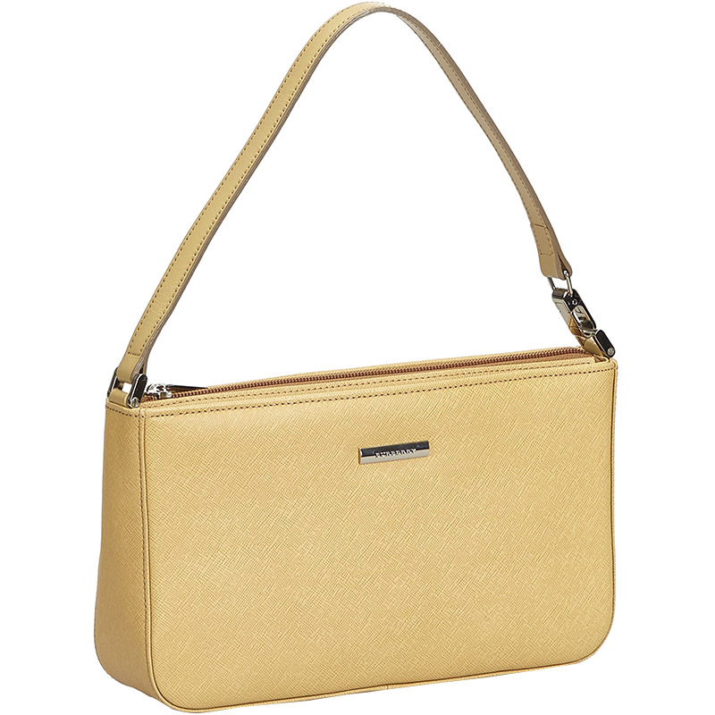 

Burberry Beige Leather Baguette Shoulder Bag