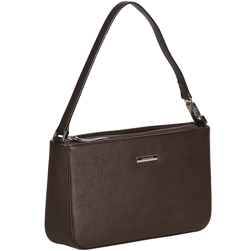 

Burberry Brown Leather Baguette