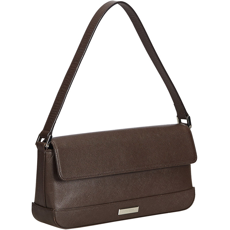 

Burberry Brown Leather Baguette