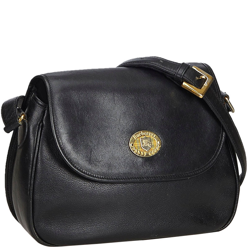 

Burberry Black Leather Crossbody Bag