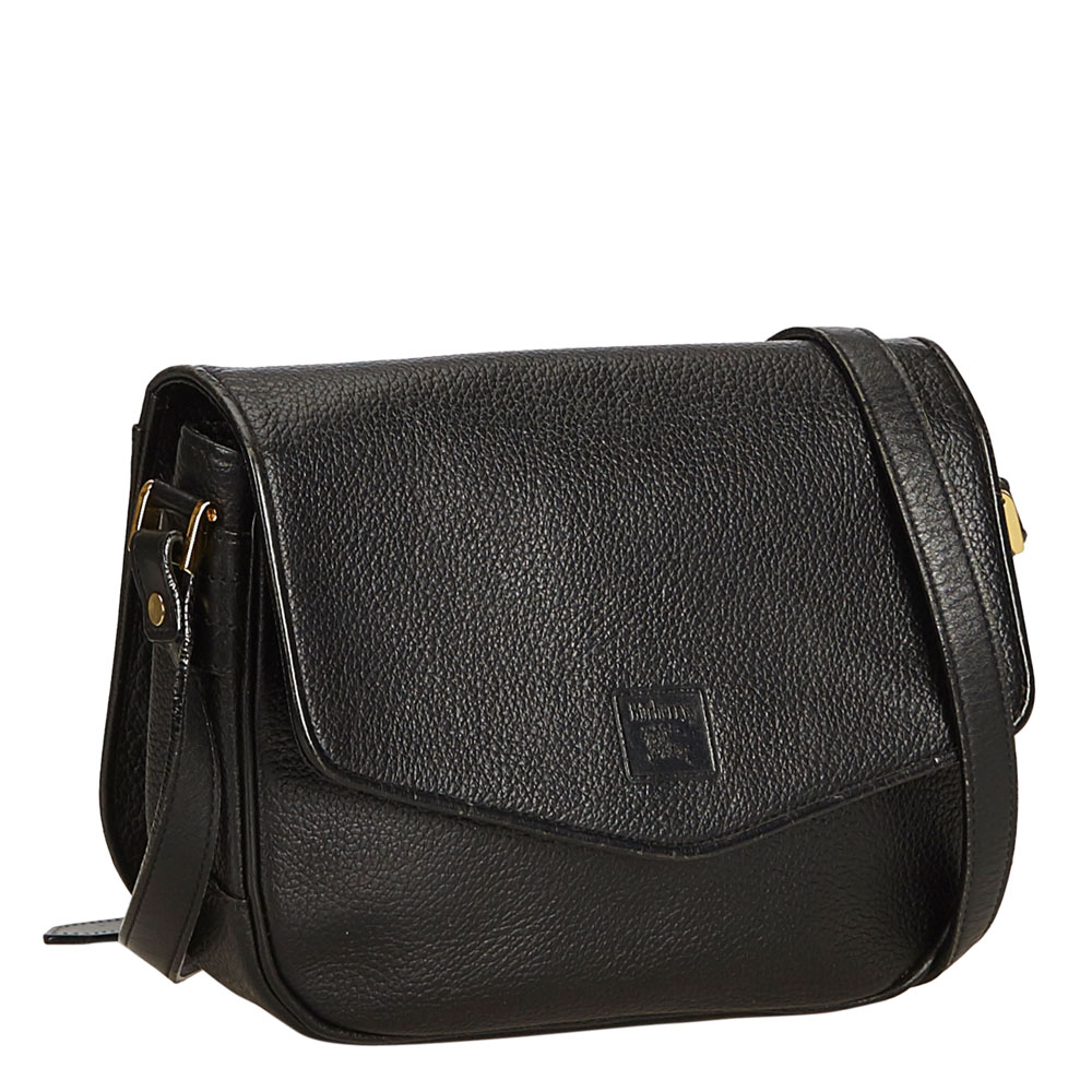 

Burberry Black Leather Crossbody Bag