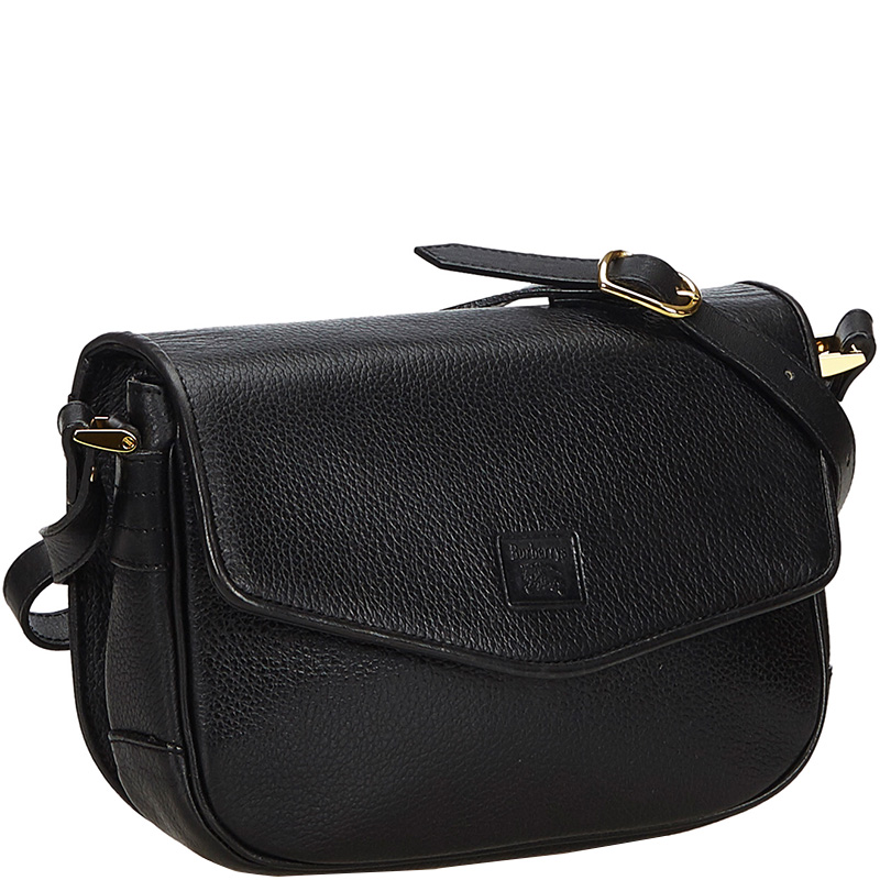 

Burberry Black Leather Shoulder Bag