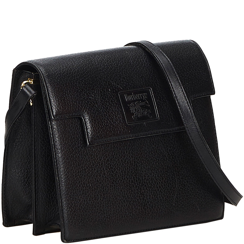 

Burberry Black Leather Crossbody Bag