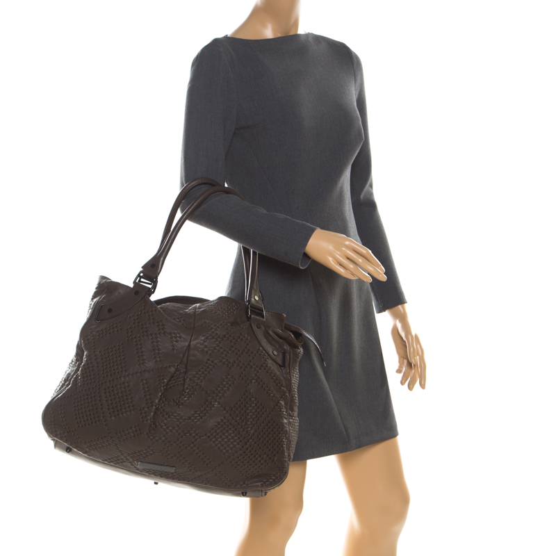 

Burberry Brown Leather Shoulder Bag