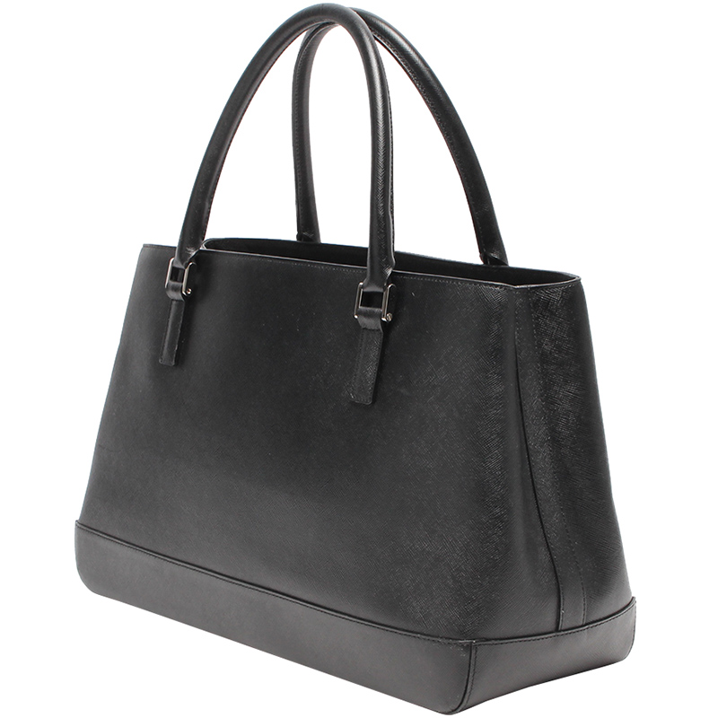 

Burberry Black Leather Tote Bag