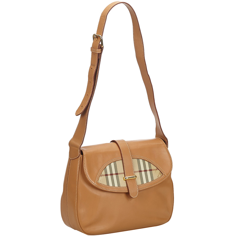 

Burberry Beige Leather Shoulder Bag