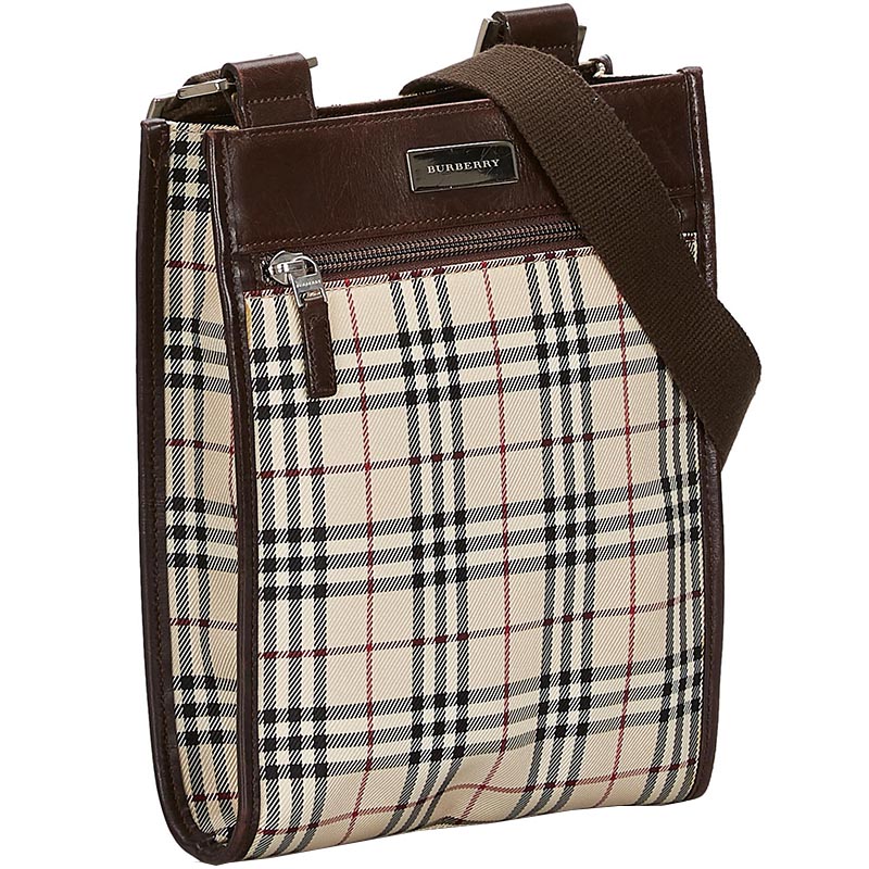 

Burberry Brown/Beige Canvas House Check Crossbody Bag