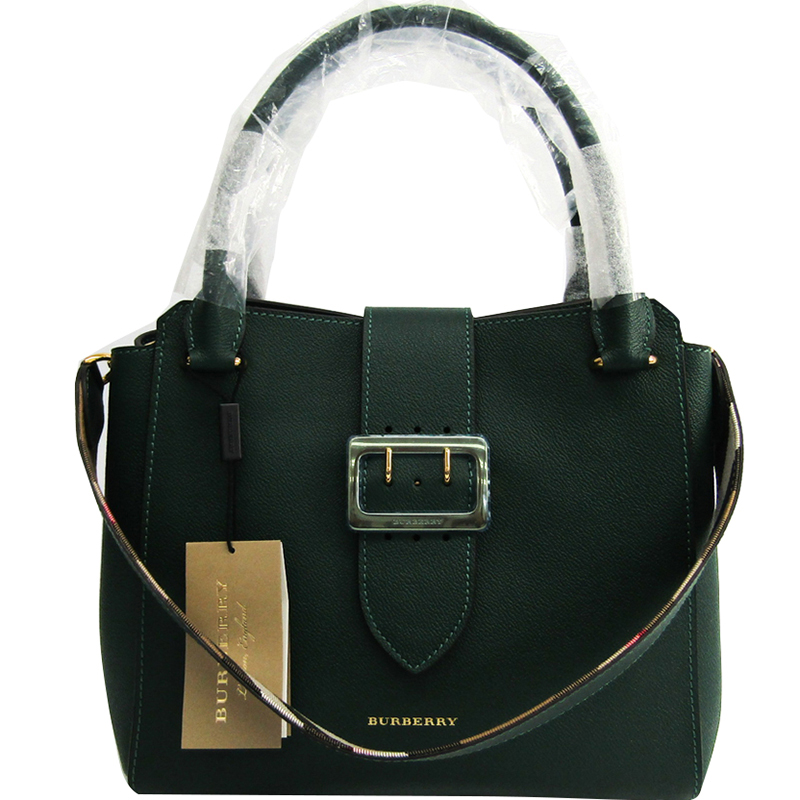 Burberry Green Leather Shoulder Bag Burberry | TLC