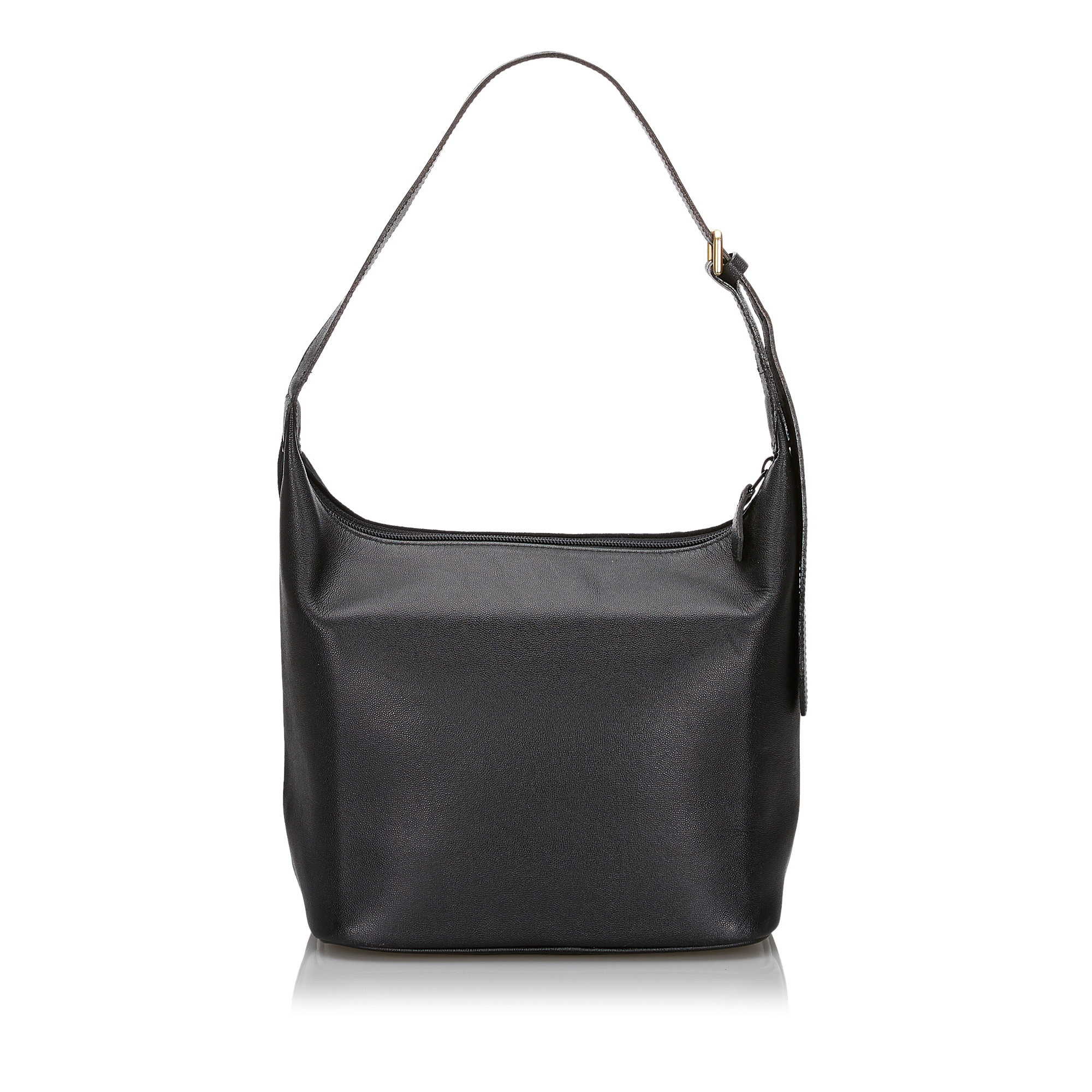 black suede hobo bag