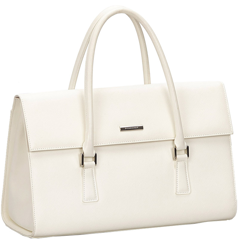 

Prada White Leather Everyday Bag