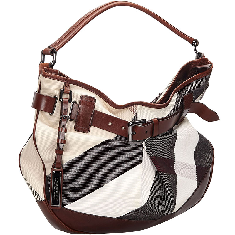 

Burberry Multicolor Supernova Canvas Shoulder Bag, Brown