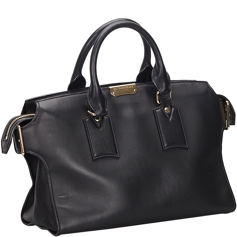 

Burberry Black Leather Everyday Bag