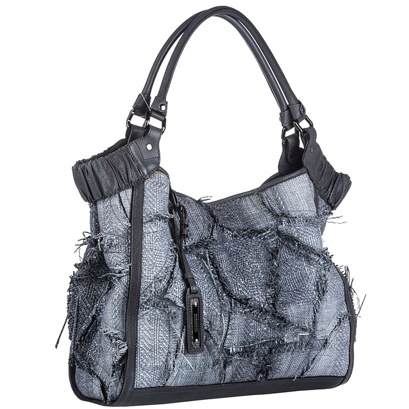 

Burberry Gray Raffia Tote Bag, Grey
