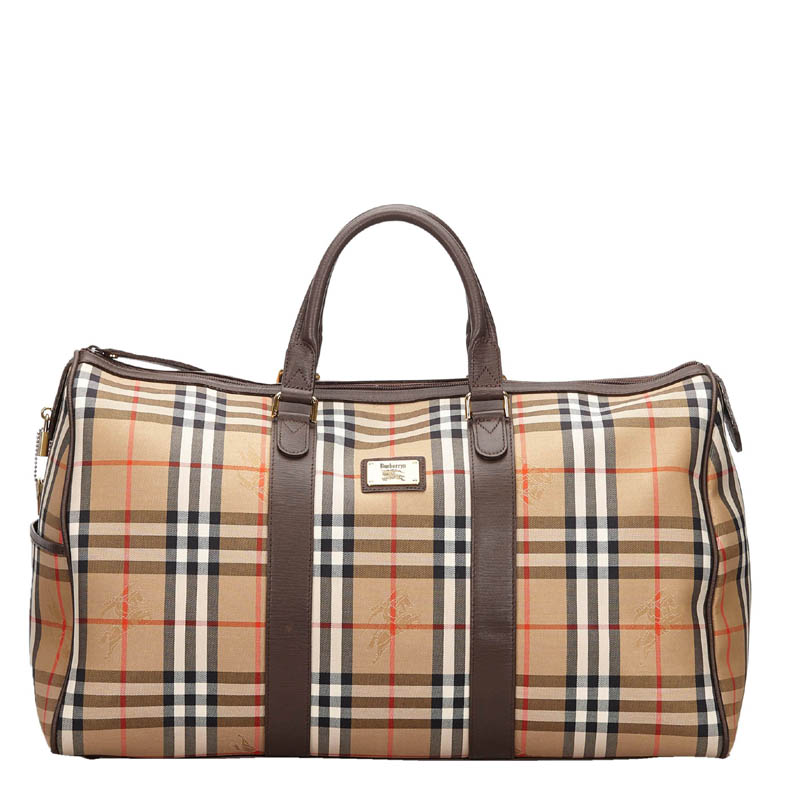 burberry brown leather tote