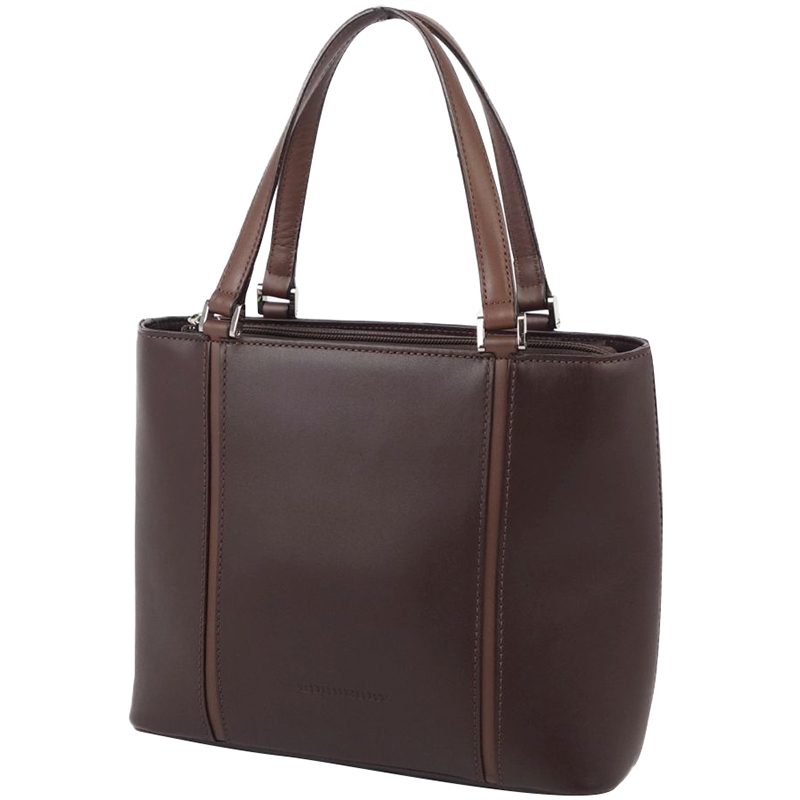 

Burberry Brown Calfskin Leather Tote Bag