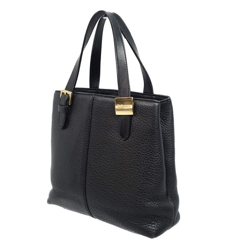 

Burberry Black Leather Tote Bag