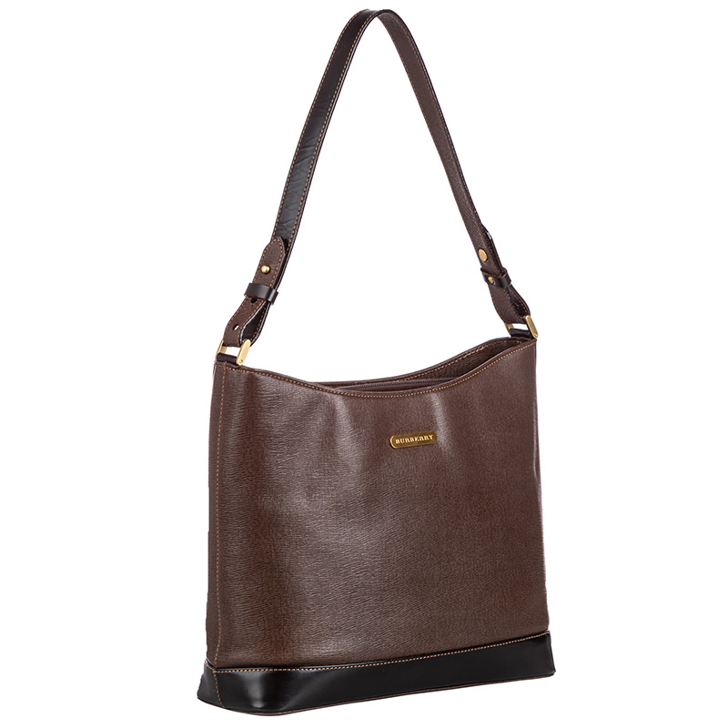 

Burberry Brown Leather Shoulder Bag
