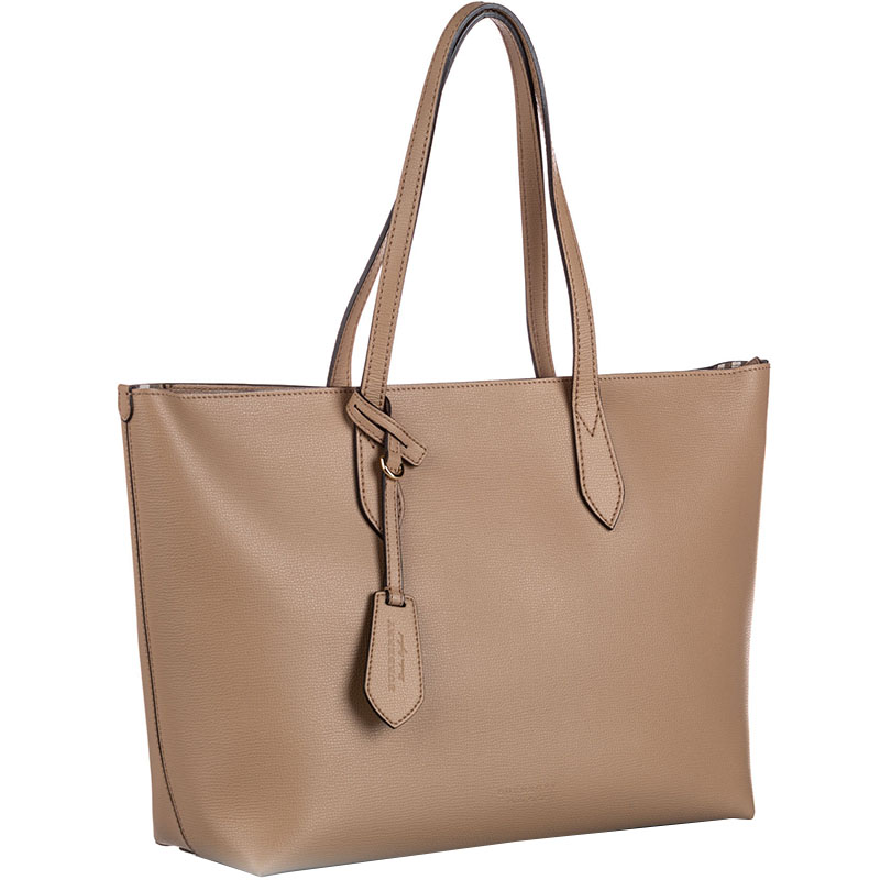 

Burberry Brown Leather Tote Bag