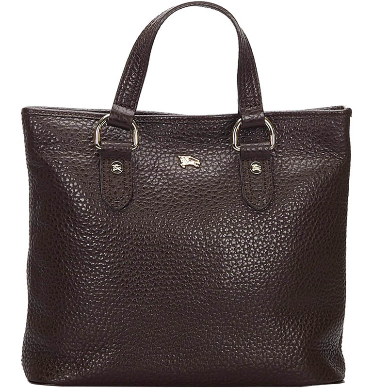 Burberry Brown Leather Tote Bag Burberry Brown Leather Tote Bag
