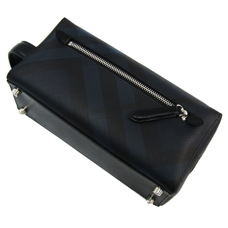 

Burberry Navy/Black PVC Clutch Bag