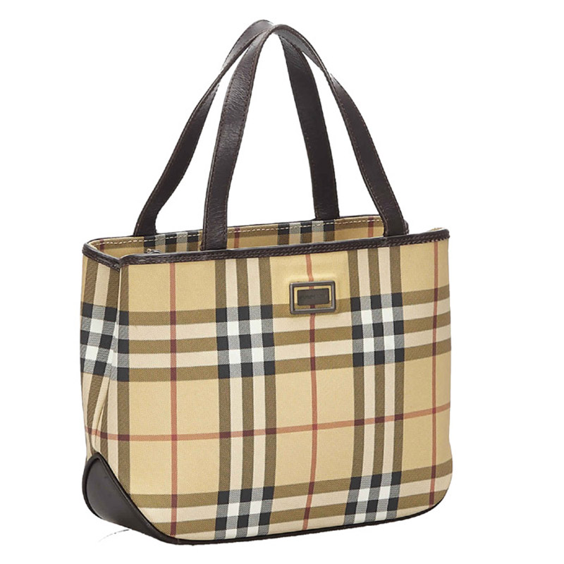 

Burberry Multicolor Nova Check Canvas Shoulder Bag, Black
