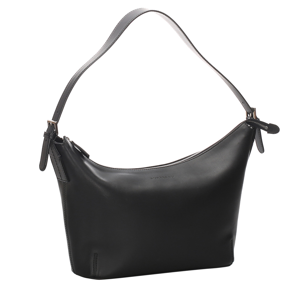 

Burberry Black Leather Shoulder Bag