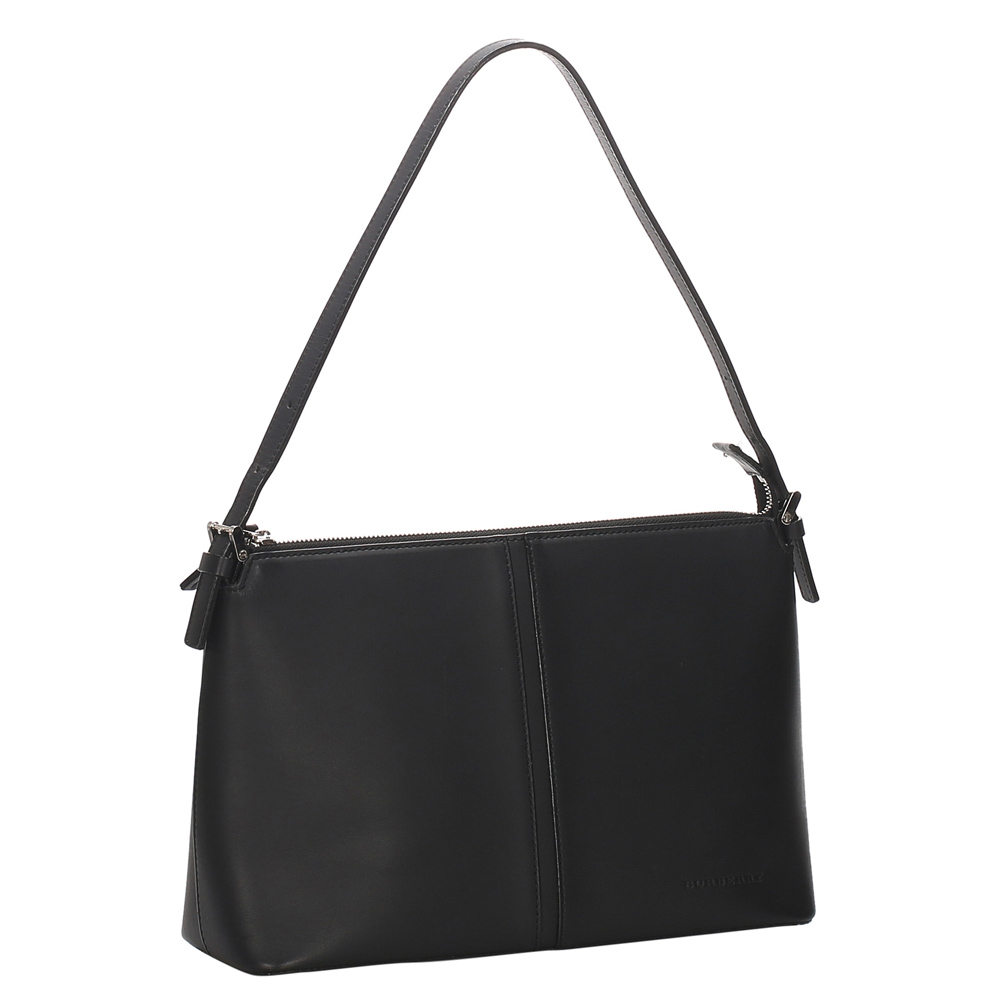 

Burberry Black Leather Shoulder Bag