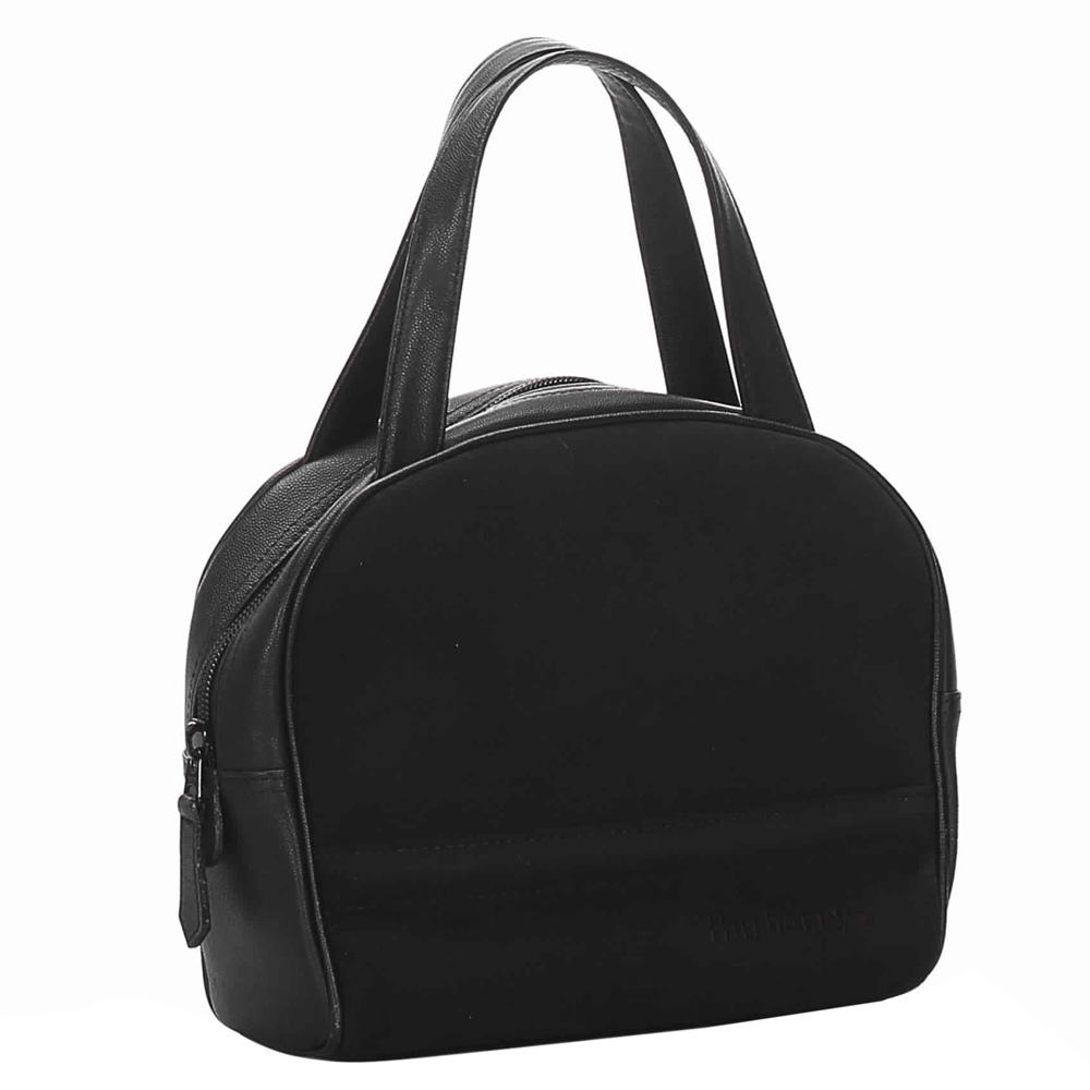 

Burberry Black Leather Satchel