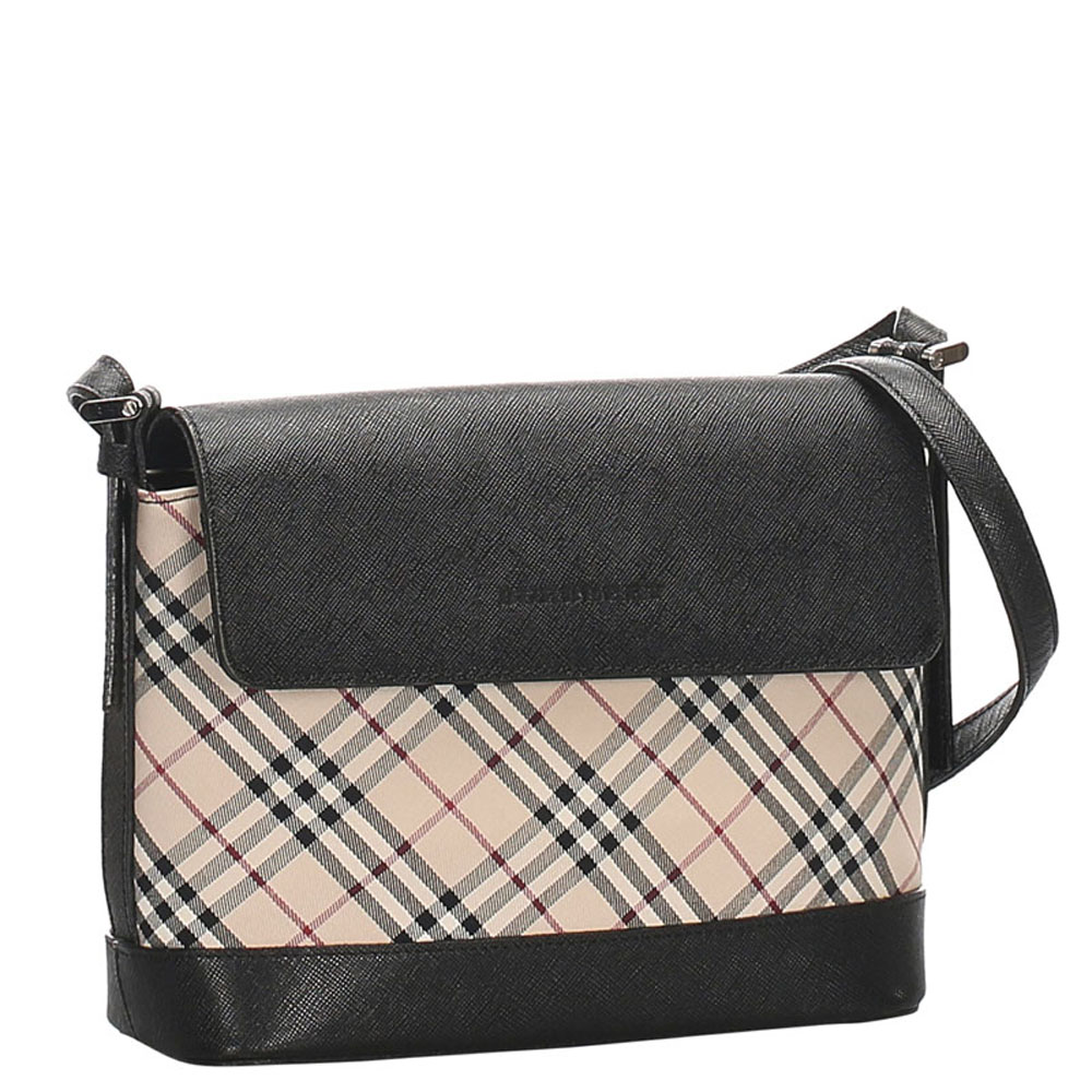 

Burberry Black/Beige Nova Check Canvas Shoulder Bag