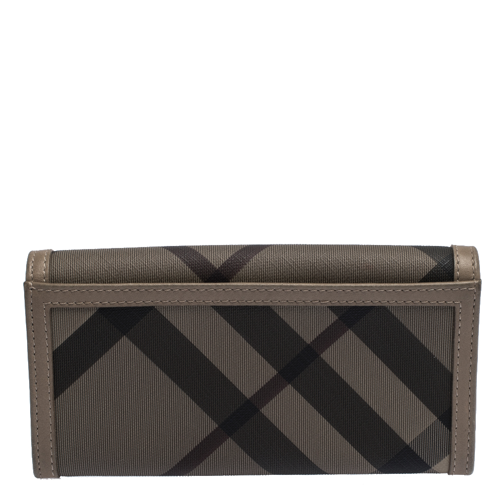 Burberry smoked check deals wallet