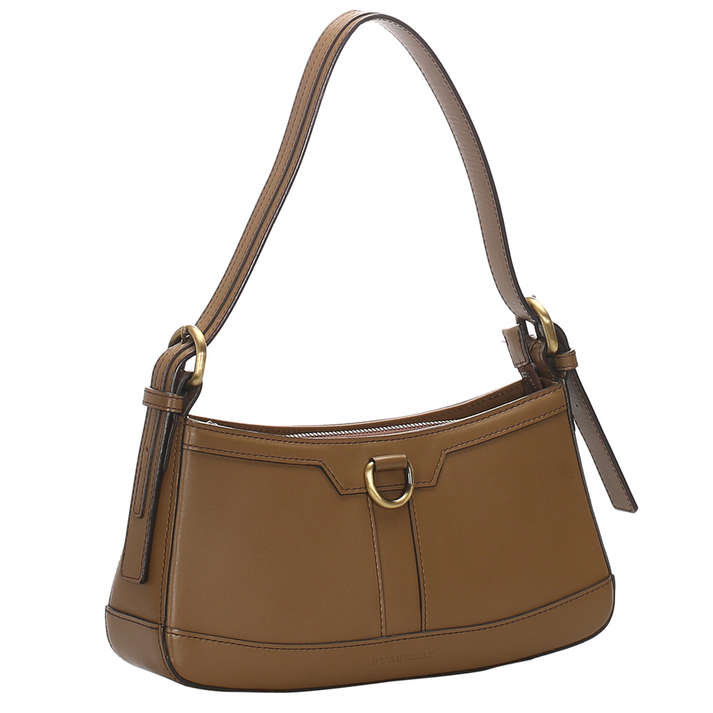 

Burberry Brown Leather Shoulder Bag