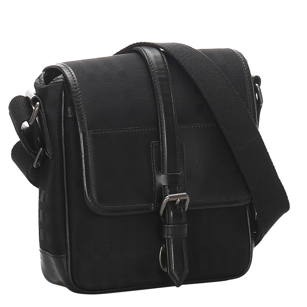 

Burberry Black Canvas Crossbody Bag