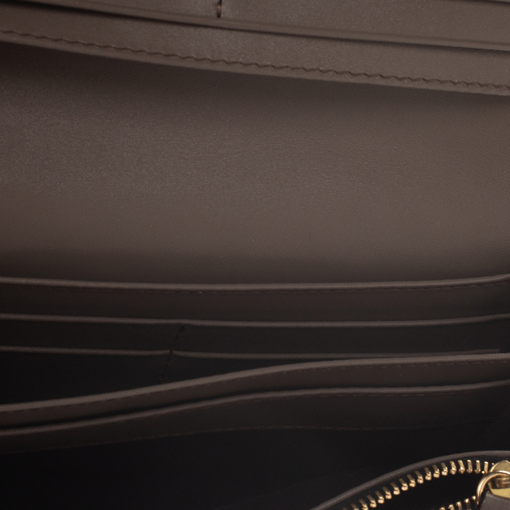 

Burberry Light Brown Leather Continental Wallet
