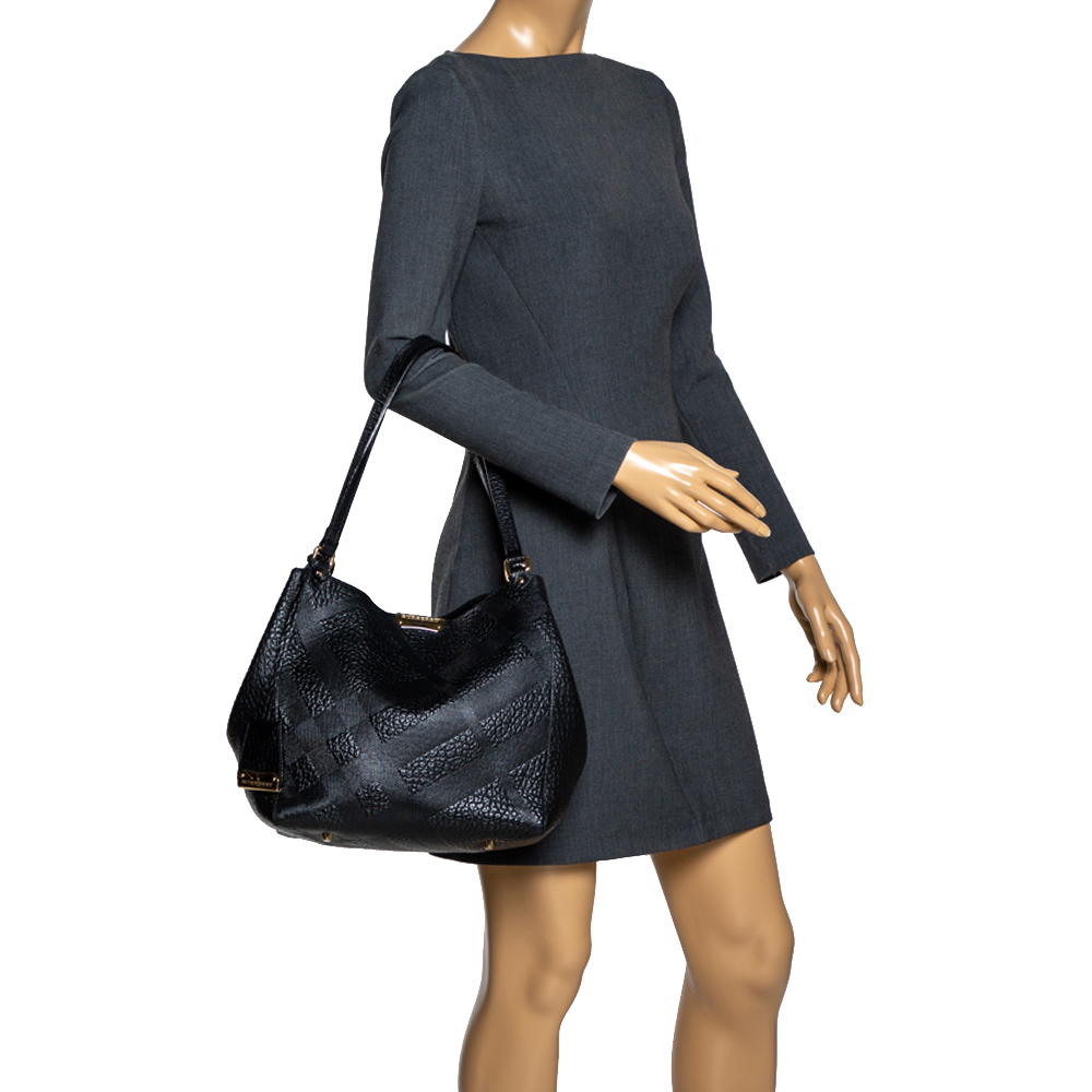 

Burberry Black Leather Canterbury Tote